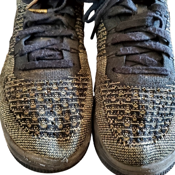 Nike Air Force 1 Ultra FlyKnit Mid Sz9US 42.5 EUR Cm 27 Oreo - Picture 8 of 11